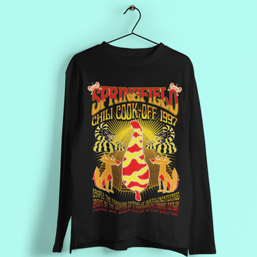 Springfield Chili Cook Off Long Sleeve T-Shirt 8Ball